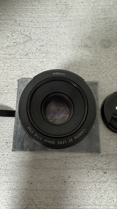 Обʼєктив canon EF 50mm f/1.8 stm | б/у | стан як новий