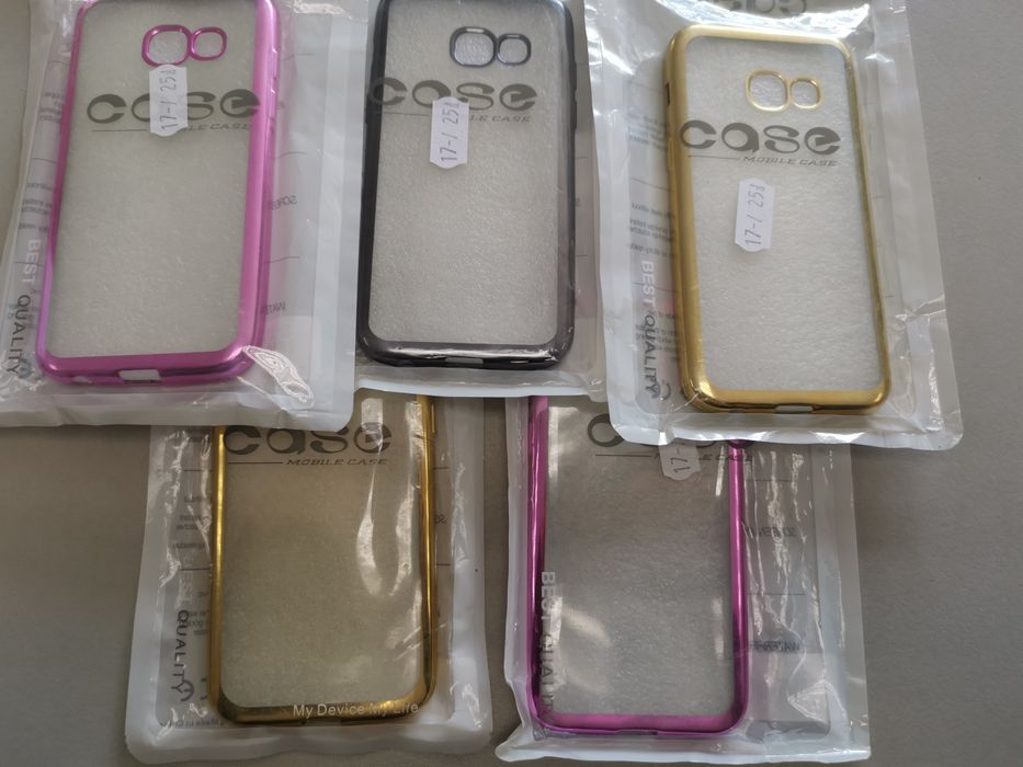 Komplet 5 sztuk etui plecki case nakładka do Samsung Galaxy A3 2017