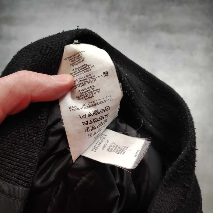 MĘSKA Kurtka Przejściowa Bomber Rozpinana Kaptur Vans Czarna Pocket