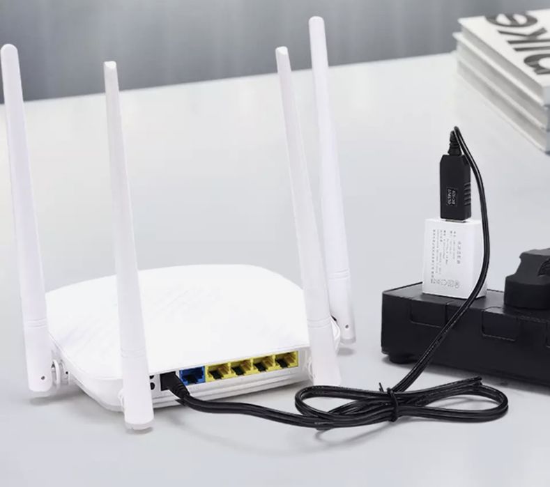 Кабель перехідник usb-dc 9-12 В, роутер-павербанк