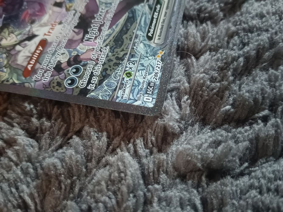 Karta Pokémon    N's Zoroak EX 286/217