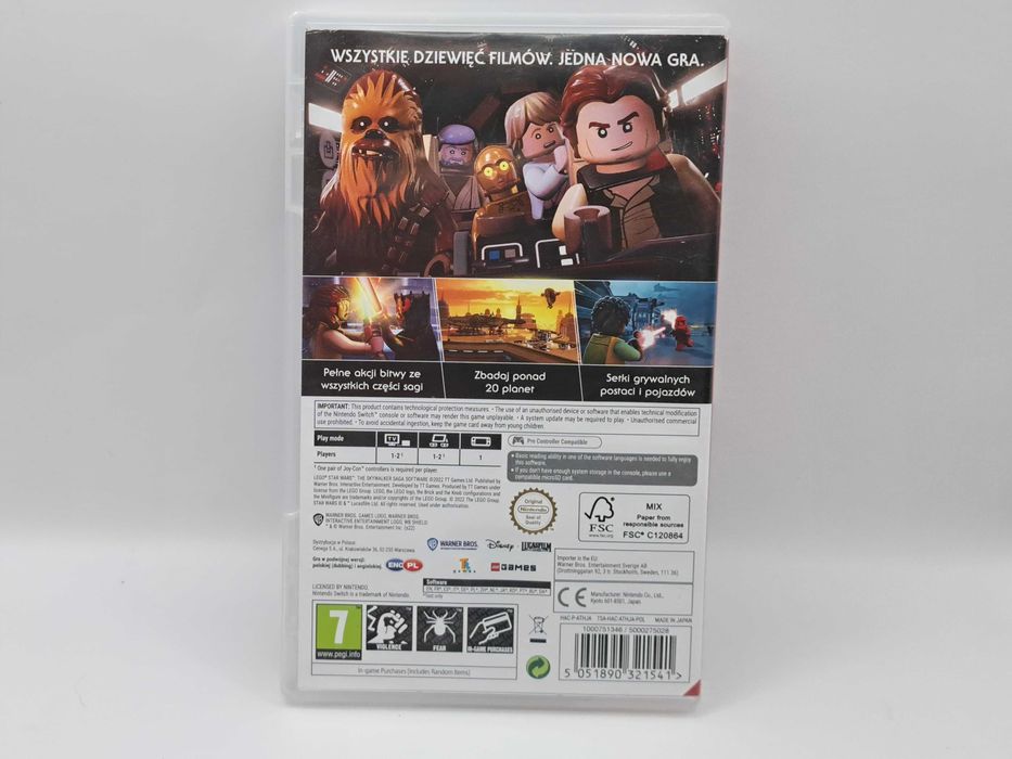 Gwiezdne Wojny Saga Skywalkerów || Nintendo Switch || Star Wars