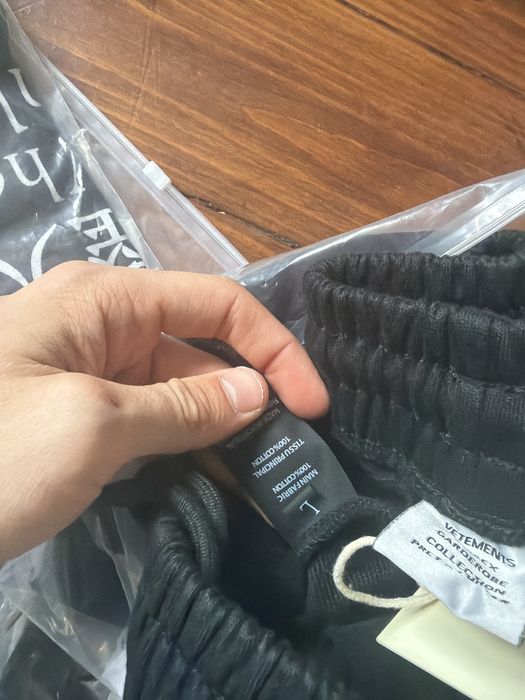 Штаны  Vetements Logo pants S M L balenciaga protocol index project gr