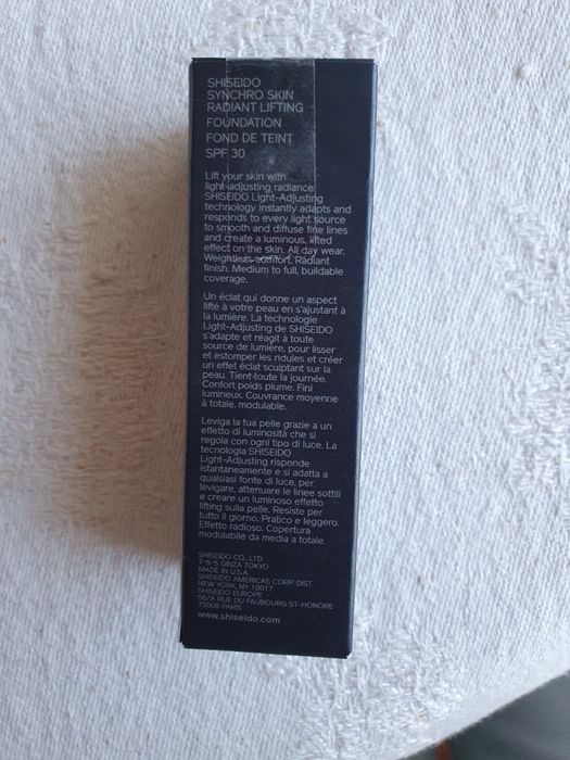Base shiseido lifting nova n.300 cashmere