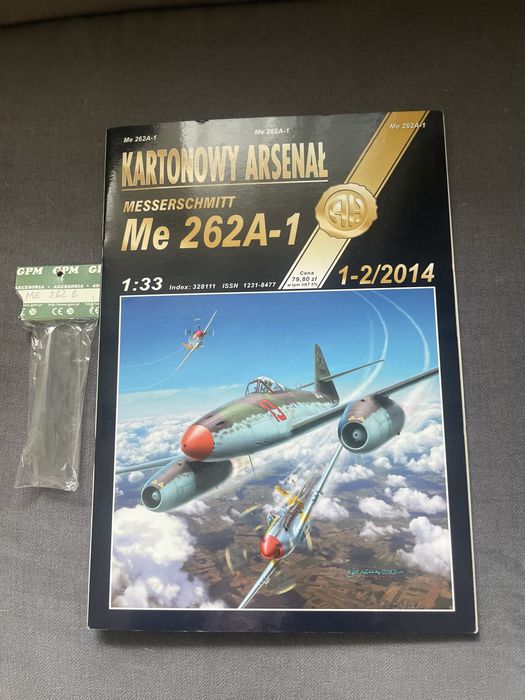 Me-262 ah haliński model kartonowy