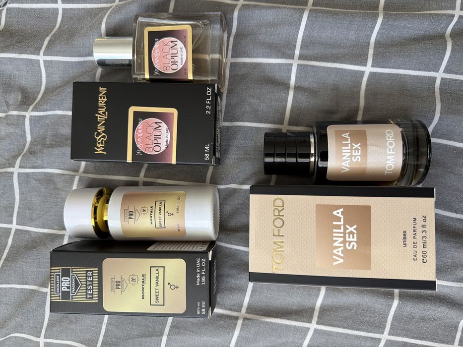 Аналоги парфумів: Vanilla Sex, Black Opium, Sweet Vanilla