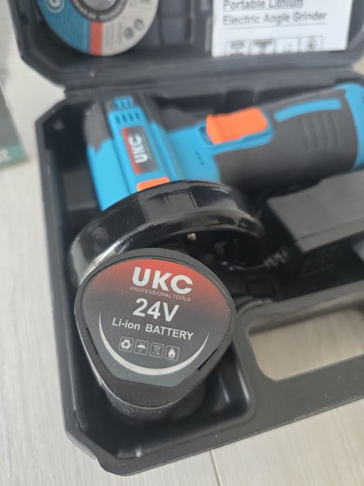 Болгарка міні на акумуляторі  UKS акумуляторна болгарка