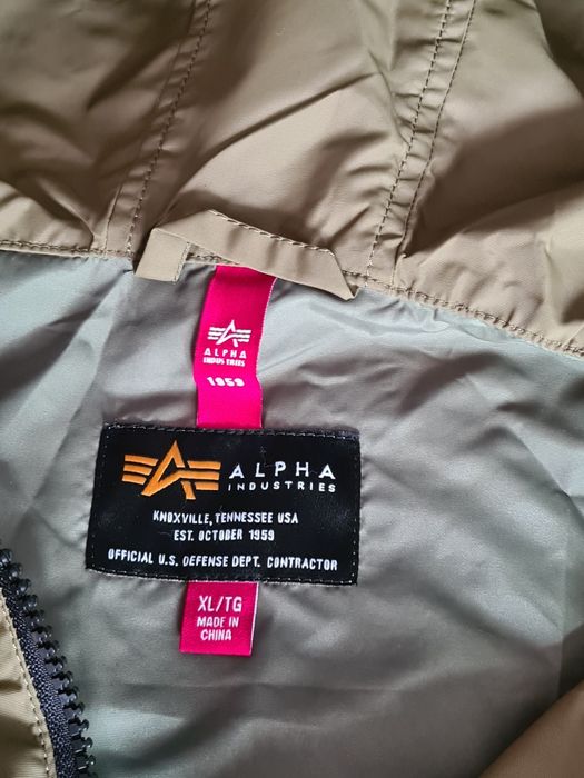 Aplha Industries Anorak nowa z metką Xlarge