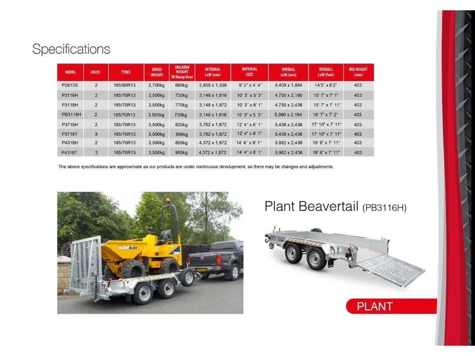 Reboque Nugent Modelo  Porta Máquinas P3718T