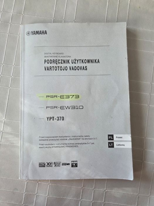 Keyboard Yamaha PSR-E373