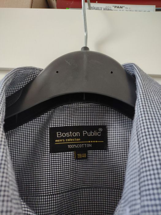 koszula męska w kratkę