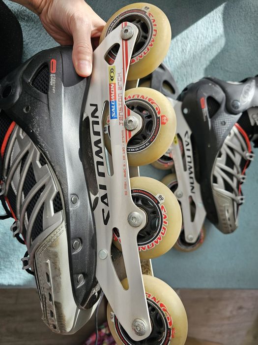 Rolki Salomon Motion 7 męskie 44 abec 5 kółka 80mm