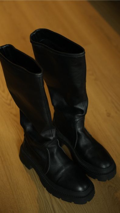 Чоботи-труби чорні