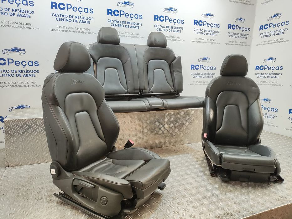 Conjunto Bancos Originais Pele Audi A5 8T S-Line Cabrio