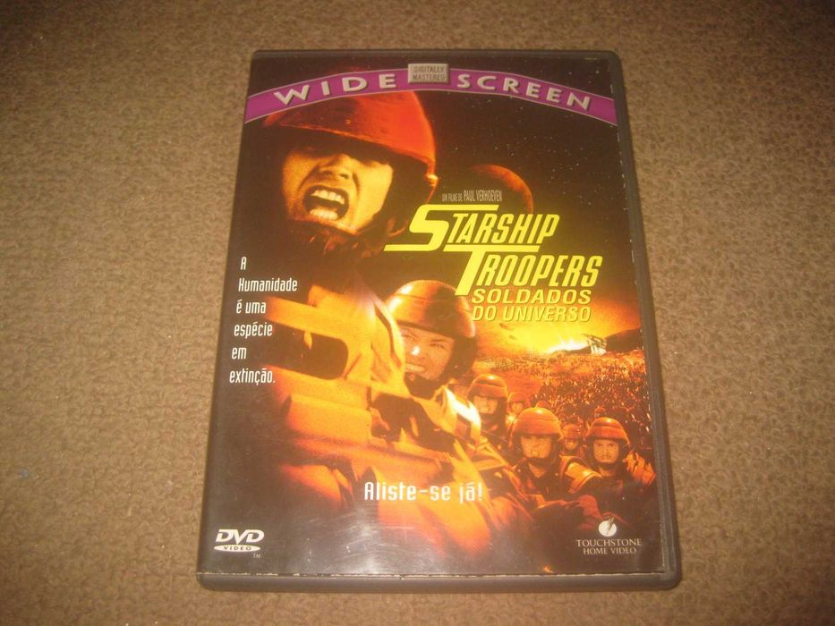DVD "Starship Troopers- Soldados do Universo" com Casper Van Dien