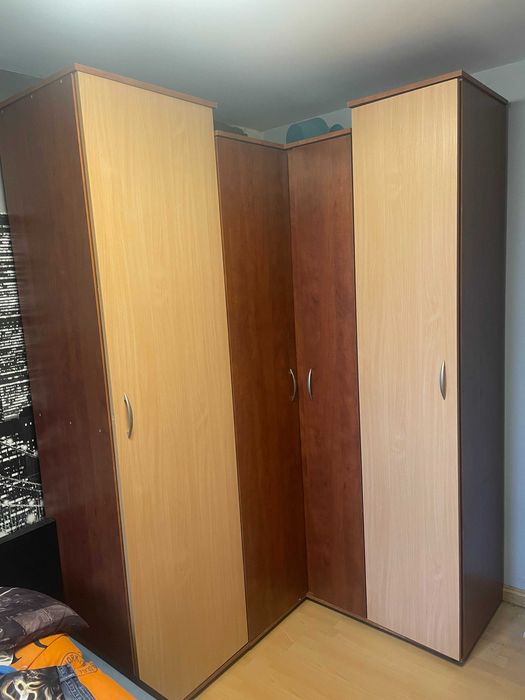 Szafa narożna - 3 niezależne segmenty