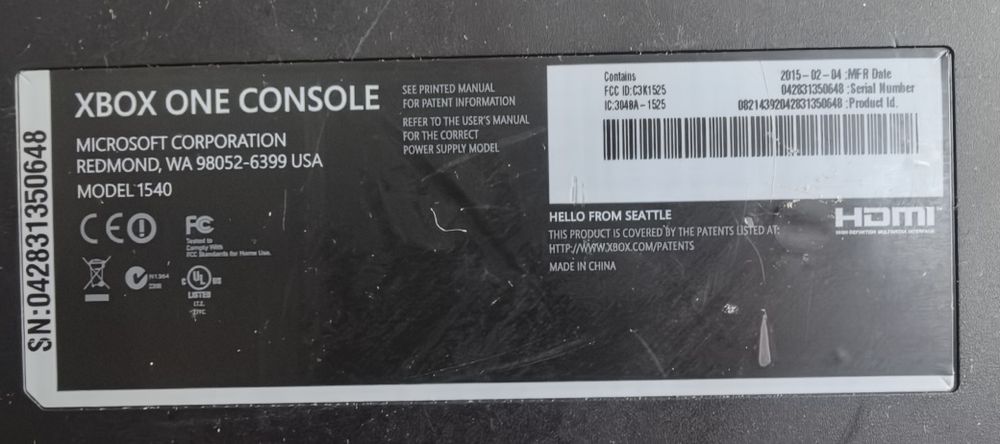 Ігрові консолі XBOX One Console