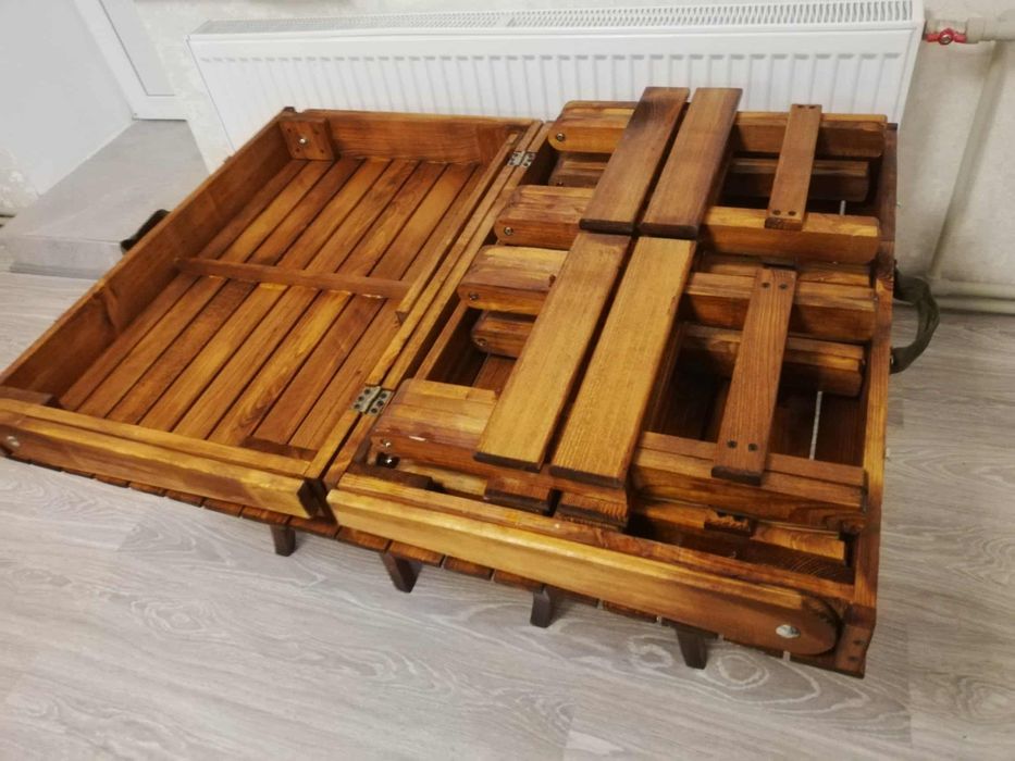 Стілець для кемпінгу дерев'яний