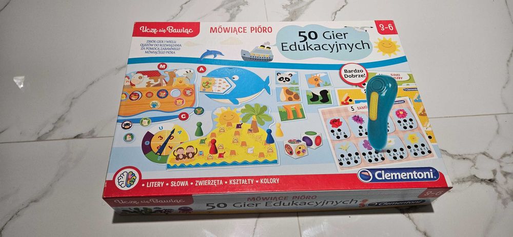 Mówiace pióro gra Clementoni