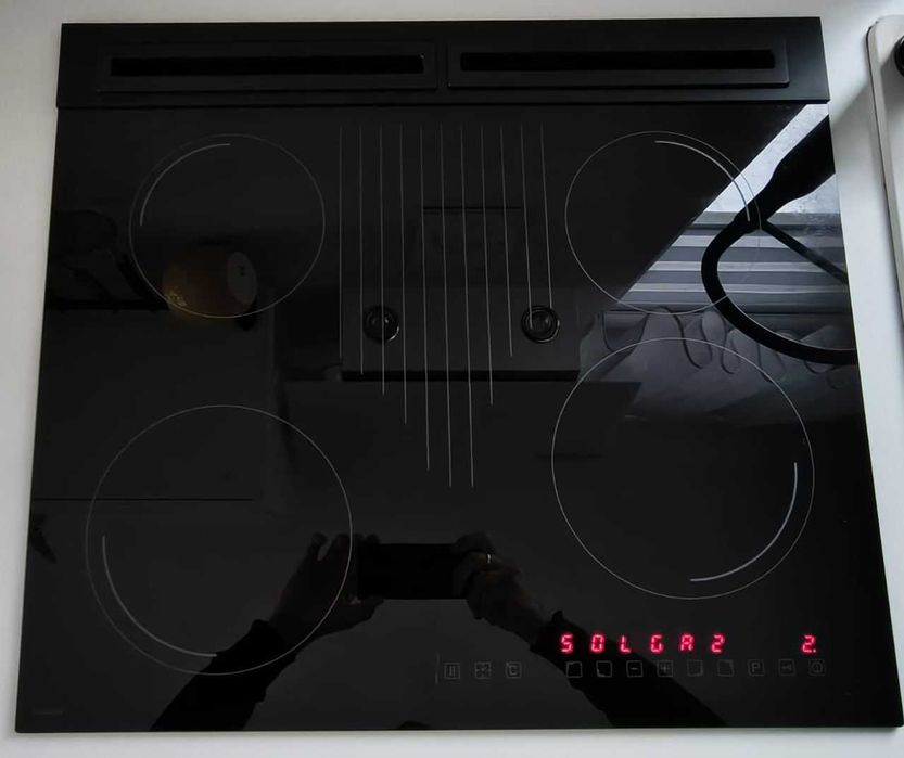 Płyta gazowa firmy SOLGAZ GPC 4+1 (gaz z butli) zestaw ups akumulator