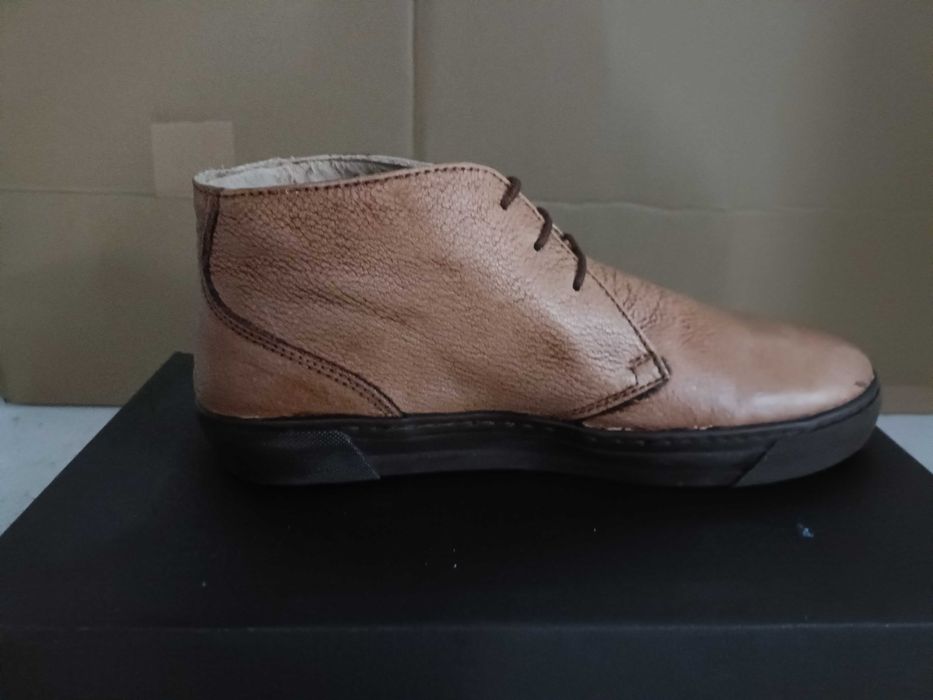 Bota Casual Masculina em pele