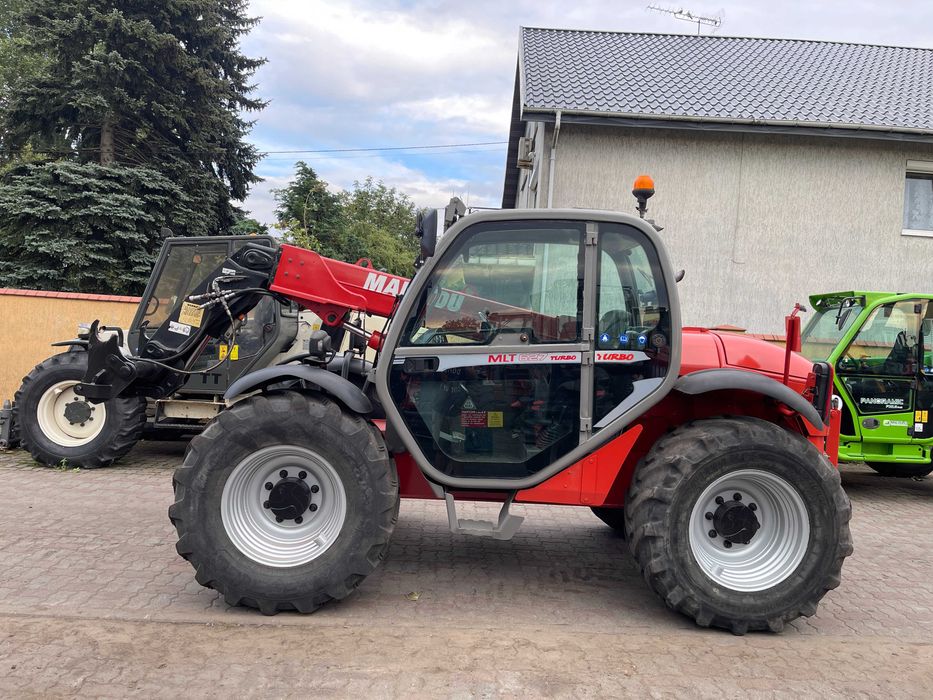 Ładowarka teleskopowa Manitou MLT 627 TURBO*Niska i wąska 2.20 M szeroka i wysoka*2013 ROK*Piękna*Joystick,4X4*TYLKO 5800 MTG*Bardzo ładny stan!