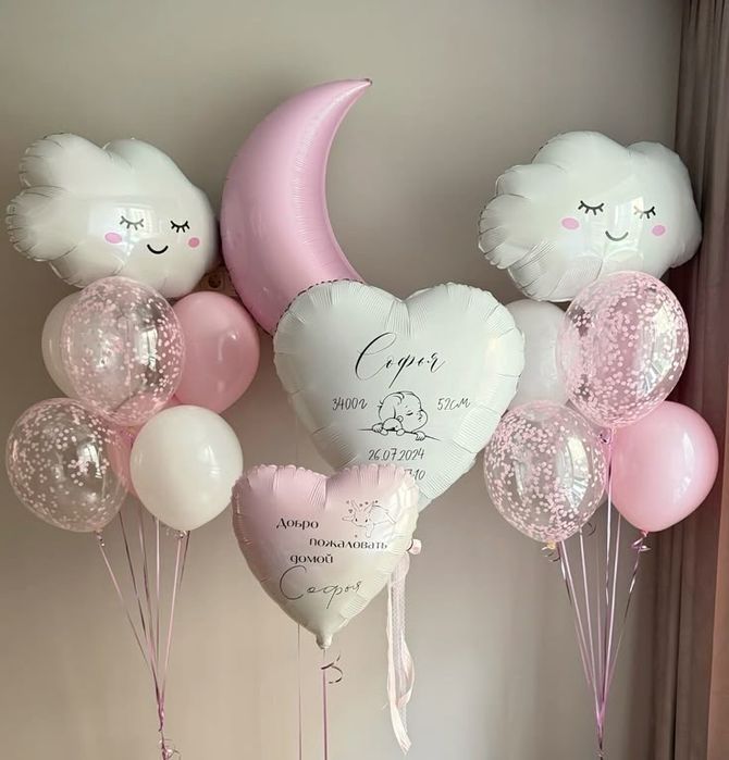 Гелиевые шарики Одесса | Кульки Одеса| Виписка | Выписка | Роддом
