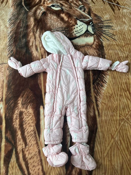 Дитячий зимовий комбінезон для дівчинки Chicco