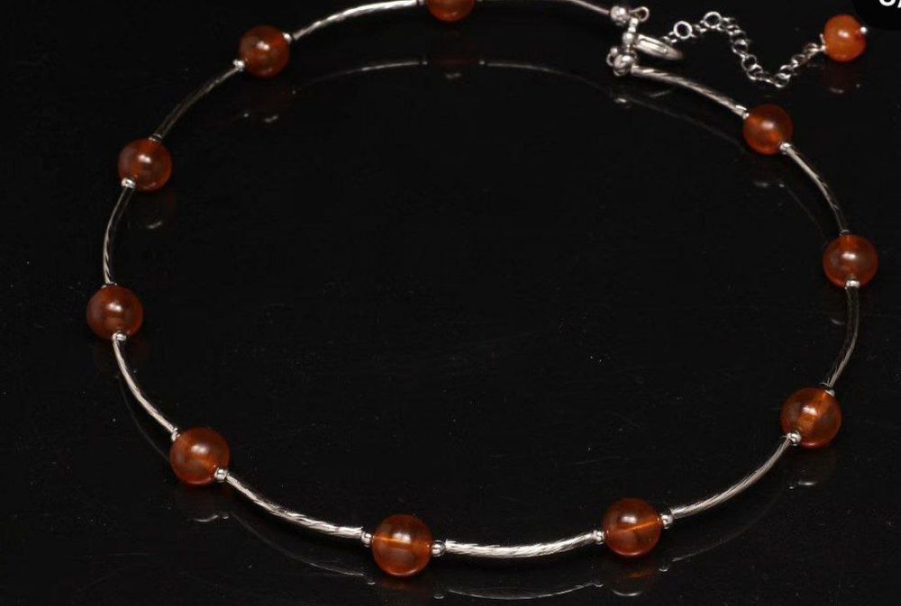 Чокер з янтаря унісекс