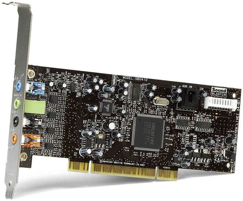 Внутренняя звуковая карта Creative SB Live! 24 bit (SB0410)