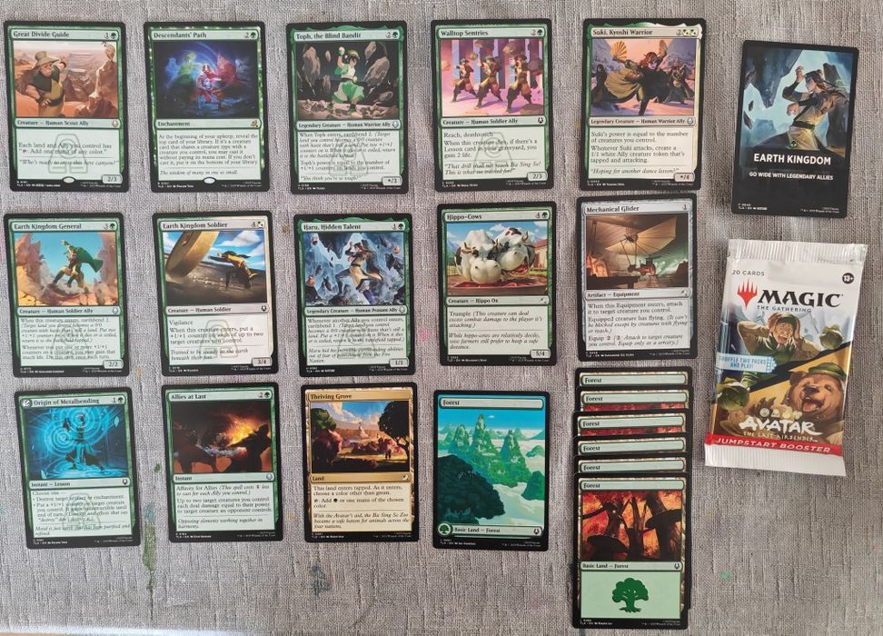 Magic The Gathering Avatar Jumpstart booster