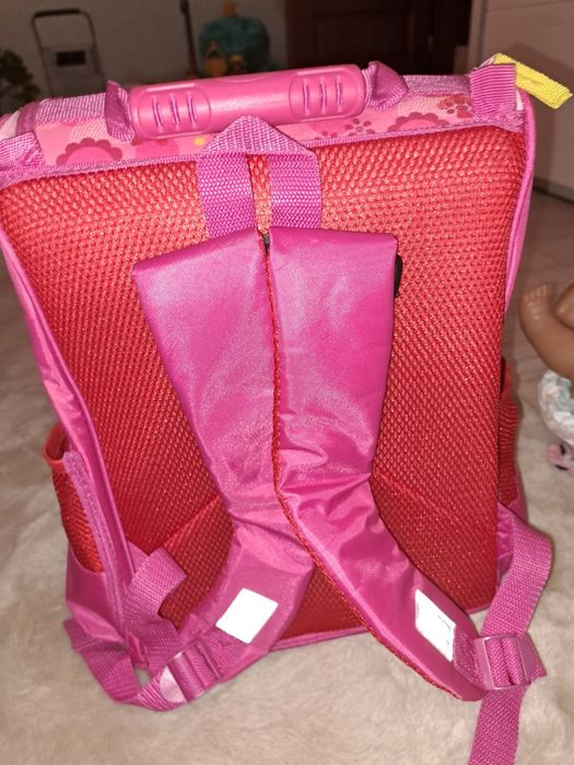 Plecaki 2 sztuki sztywne różowe bajkowe