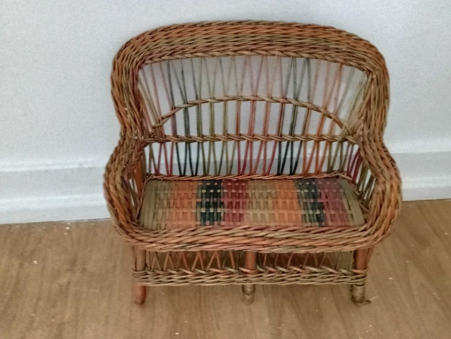 Mobília de jardim em verga