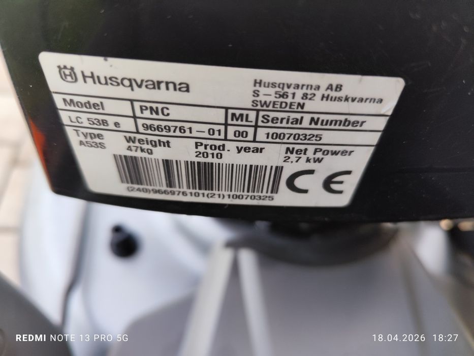 Kosiarka spalinowa Husqvarna LC 53B e z koszem napędem