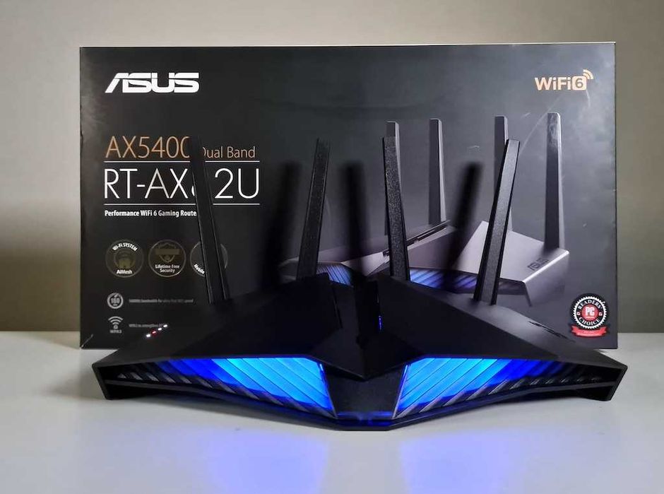 ASUS RT-AX82U Gaming – WiFi 6 AX5400, RGB, Alta Performance!