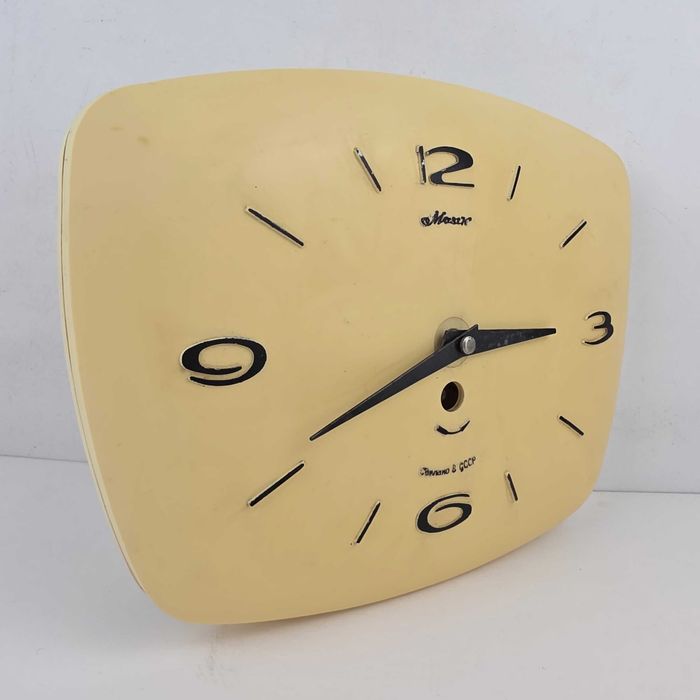 Majak Stary Mechaniczny Zegar Vintage Art Deco Space Age Mid Century