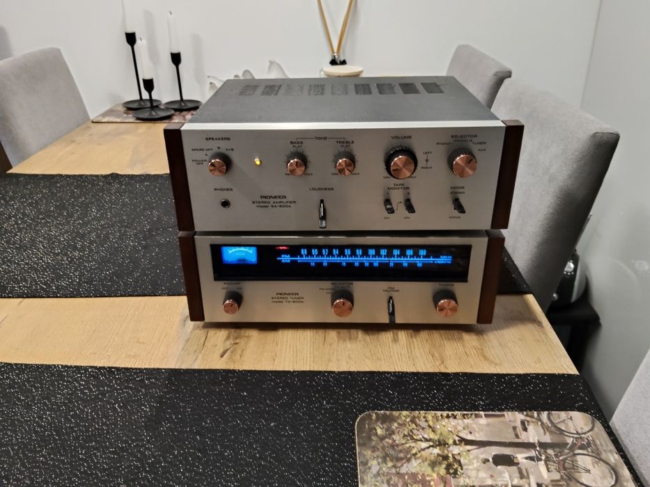 Wzmacniacz Pioneer SA 500A+Tuner TX 500A piękny stan