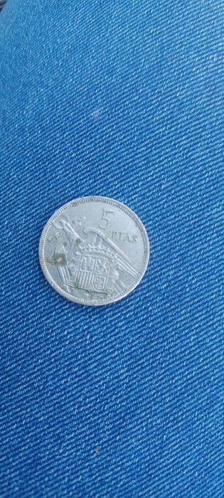 Moeda 5 PTAS 1957 aceito propostas