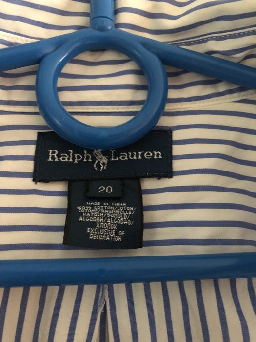 Slimowana meska koszula w paski ralph lauren s