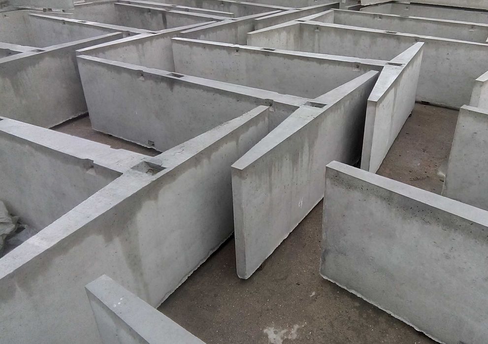 Silos na kiszonkę, ściany oporowe