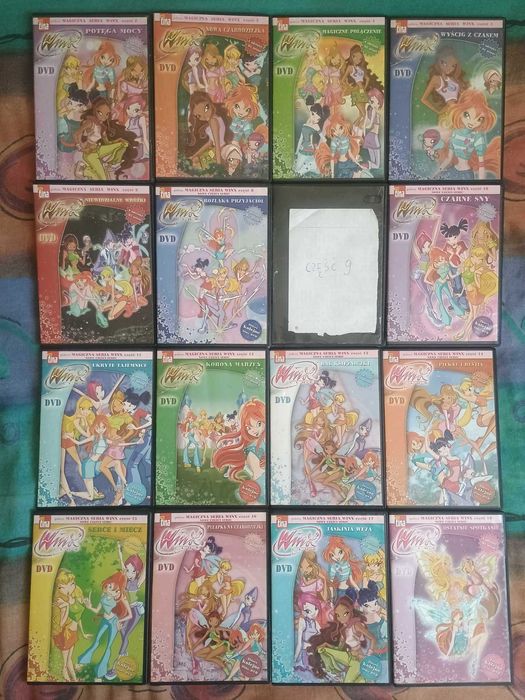 Bajki DVD magiczna seria WINX (4 części)