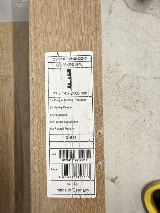 Listwy przypodłogowe Quick-Step QSPSKR01848 Dąb Klasyczny Naturalny