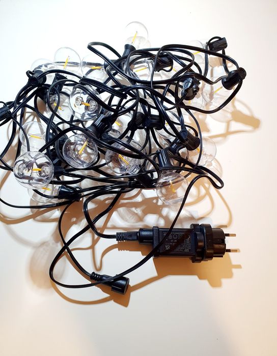 Lampki Girlanda 25 żarówkę led, długość 10m