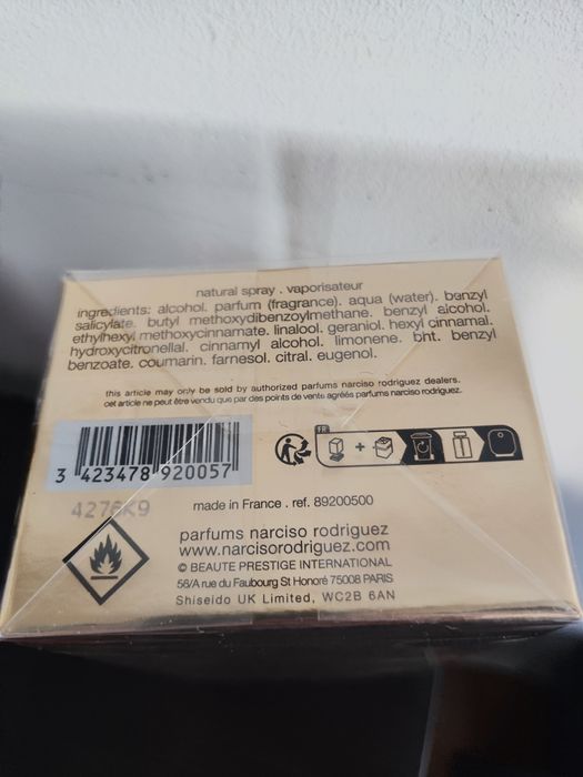 Narciso Rodriguez - Amber Musc 100ml NOWE