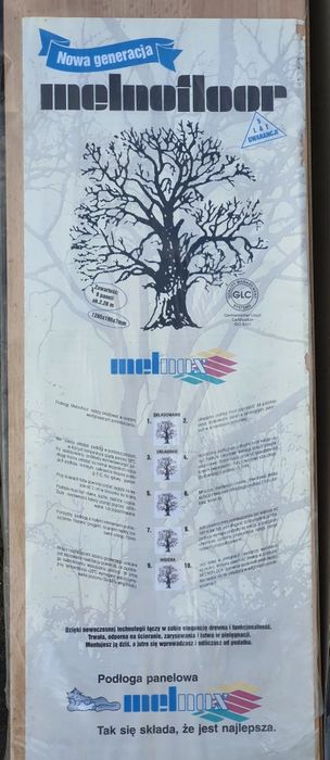 18szt Panele podłogowe podłoga drewno Kronospan Melnox Melnofloor Buk