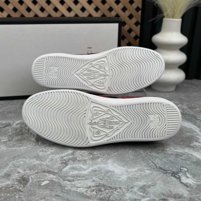 Gucci Ace Web Low Sneakers Чоловічі кросівки шкіра крокодила оригінал 43.5 EUR