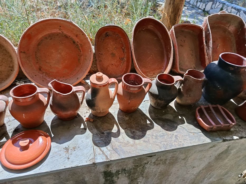 Lote de peças de barro alentejano