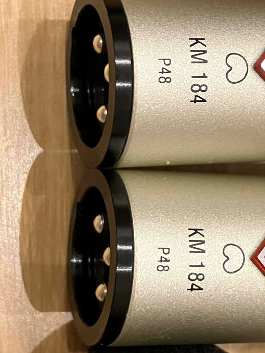 Profesjonalne Mikrofony Pojemnościowe KM184 - Para Stereo