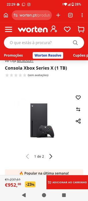 xbox series x Xbox Series X, 1TB, Preto