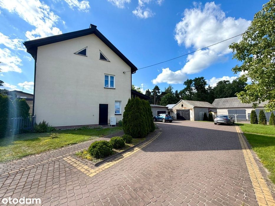 Dom 140 m2 z budynkami gospodarczymi i działką 1 HA, 5 km od Siedlec